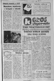 Głos Papiernika : organ Samorządu Robotniczego Kieleckich Zakładów Wyrobów Papierowych, 1985, nr 15 (219)