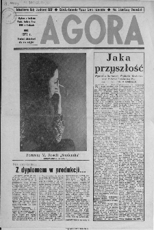 Agora. Jednodni&oacute;wka rady Uczelnianej SZSP.