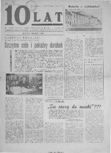 10 lat: Jubileuszowa jednidni&oacute;wka Rady Uczni&oacute;w Korespondencyjnego Liceum Og&oacute;lnokształcącego