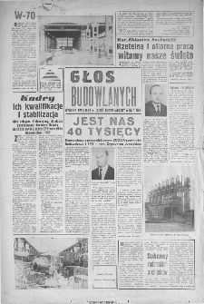 Głos Budowlanych: wydanie specjalne z okazji "Dnia Budowlanych"