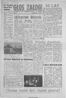 Głos Załogi. Jednodn&oacute;wka Zakład&oacute;w Tworzyw Sztucznych "Pronit-ERG: w Pionkach