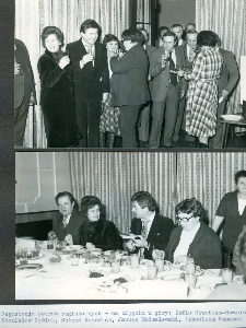 Turniej Kół Gospodyń Wiejskich 1983. Degustacja potraw.