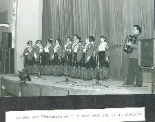 Turniej Kół Gospodyń Wiejskich 1983. Zespół Koła Gospodyń Wiejskich „Pacanowianki”.