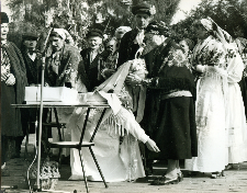 Turniej gmin "Panorama czterdziestolecia" 1984. Koło gospodyń wiejskich z Sosnówki.