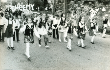Turniej gmin "Panorama czterdziestolecia" 1984. Korow&oacute;d Łopuszno.
