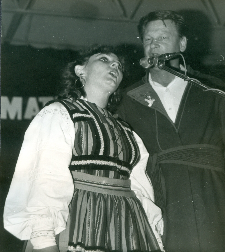 Turniej gmin "Panorama czterdziestolecia" 1984. Soliści kapeli z Wąchocka.