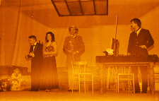 Spektaklu &bdquo;Bliźniak&rdquo; w Wojew&oacute;dzkim Domu Kultury w Kielcach. 1984.