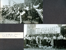 Finał III Turnieju K&oacute;ł Gospodyń Wiejskich pod nazwą: Gospodynie wiejskie swojej miejscowości. Nowa Słupia 13-14.IX.1986. Koło Gospodyń Wiejskich z Występy.