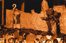 Zabawa choinkowa dla dzieci w Wojewódzkim Domu Kultury 1986