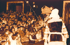 Zabawa choinkowa dla dzieci w Wojewódzkim Domu Kultury 1986