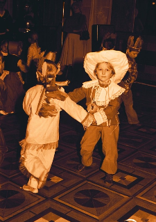 Zabawa choinkowa dla dzieci w Wojewódzkim Domu Kultury 1985