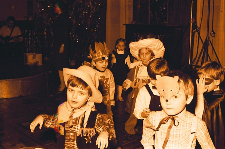 Zabawa choinkowa dla dzieci w Wojewódzkim Domu Kultury 1985