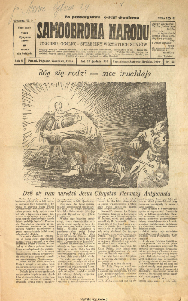 Samoobrona Narodu : tygodnik og&oacute;lno-społeczny wszystkich stan&oacute;w : Poznań, Kalisz, Ł&oacute;dź [...], 1938, nr 52