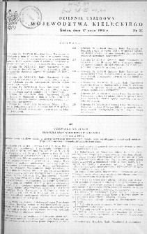 Dziennik Urzędowy Wojew&oacute;dztwa Kieleckiego 1990