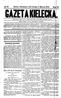 Gazeta Kielecka, 1875, R.6, nr 70