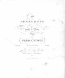 2ème Impromptu : oeuvr. 36 : pour le piano