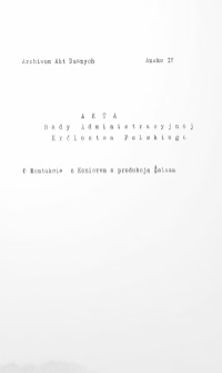 Zakłady Starachowickie 1547-1875. Rys rozwojowy hut i rudziec nad górną Kamienną